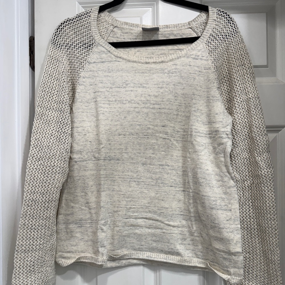 Columbia Women's Cream Scoop Neck Knit Sweater